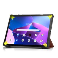 imoshion Coque tablette Trifold Lenovo Tab M10 Plus (3rd gen) - Brun