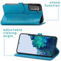 imoshion Etui de télephone Mandala Samsung Galaxy S21 - Turquoise