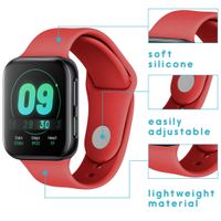 imoshion Bracelet silicone Oppo Watch 41 mm - Rouge