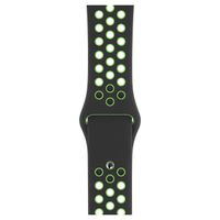 Apple Nike Sport Band Apple Watch Series 1-9 / SE - 38/40/41 mm / Series 10 - 42 mm - Black / Lime Blast