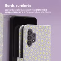 imoshion Étui de télephone portefeuille Design Samsung Galaxy A13 (4G) - White Daisy