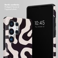 Selencia Coque arrière Vivid Samsung Galaxy S25 Ultra - Art Wave Black