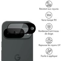 imoshion Protection Caméra en verre trempé 2 Pack Google Pixel 10 - Noir