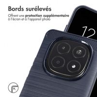 imoshion Coque Brushed Xiaomi Redmi Note 15 Pro (4G) - Bleu foncé