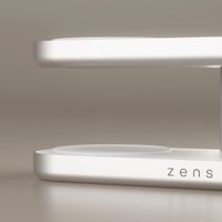 Zens Quattro Wireless Charger Pro 4 - Station de charge sans fil - Compatible Qi2 et MagSafe - Blanc