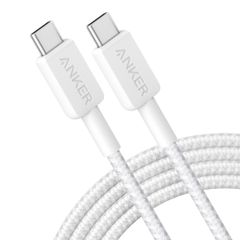 Anker Câble USB-C vers USB-C 322 | Tressé - 180 cm - Blanc