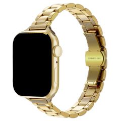 Selencia Bracelet à maillons fin en acier Apple Watch | 38/40/41/42 mm - Doré