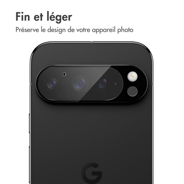 imoshion Protection Caméra en verre trempé 2 Pack Google Pixel 9 Pro - Noir