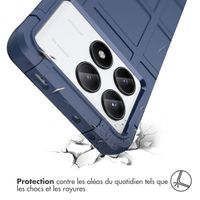 imoshion Coque Rugged Shield Xiaomi Poco X6 Pro - Bleu foncé