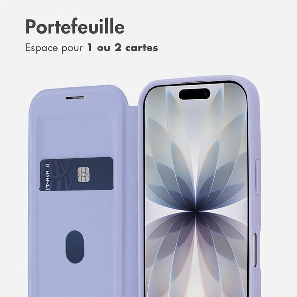 imoshion Bookcase transparente avec MagSafe Apple iPhone 17 - Lilas