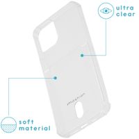 imoshion Coque silicone avec support de passe Apple iPhone 12 Pro Max - Transparent