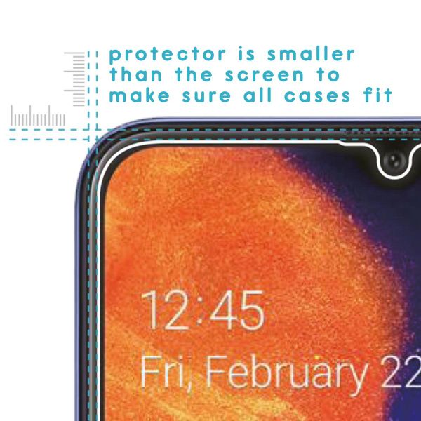 imoshion Protection d'écran en verre trempé 2 pack Samsung Galaxy A10