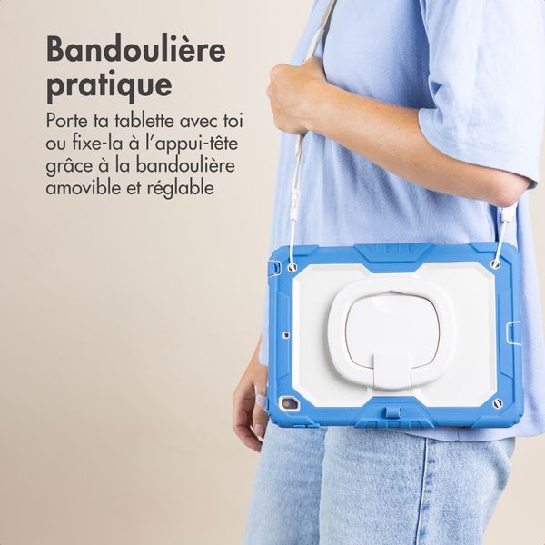 imoshion Coque tablette kidsproof Rugged Apple iPad 11 (2025) 11 pouces A16 / iPad 10 (2022) 10.9 pouces - Bleu