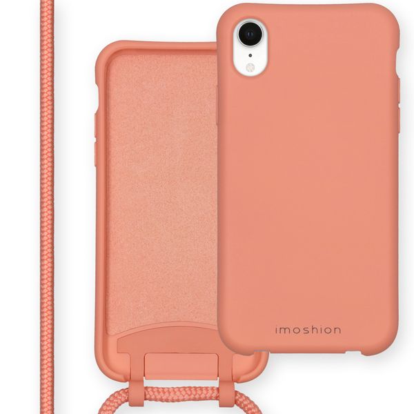 imoshion Coque de couleur avec cordon amovible iPhone Xr - Peach