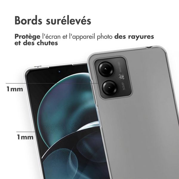 Accezz Coque Clear Motorola Moto G14 - Transparent