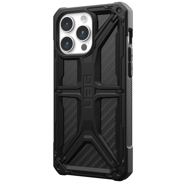 UAG Coque Monarch iPhone 15 Pro Max - Carbon Fiber