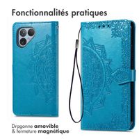 imoshion Etui de télephone Mandala Fairphone 5 - Turquoise