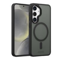 Accezz Coque Givrée Robuste avec MagSafe Samsung Galaxy S25 - Noir