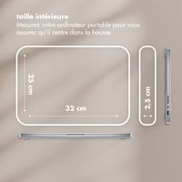 Selencia Pochette ordinateur Teddy 13-14 pouces - Sand