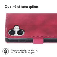 imoshion Etui de télephone portefeuille avec cordon Apple iPhone 17 - Rouge