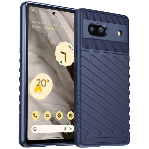 imoshion Coque Arrière Thunder Google Pixel 7a - Bleu foncé