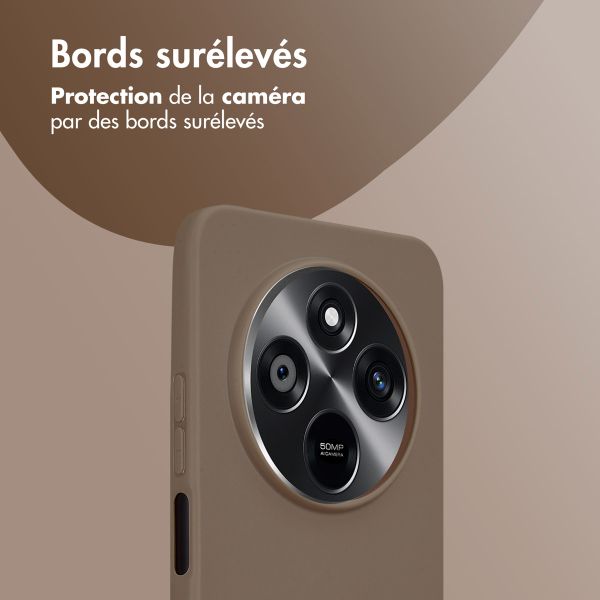 imoshion Coque Couleur Xiaomi Redmi 14C - Marron