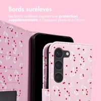imoshion Étui de télephone portefeuille Design Samsung Galaxy S23 - Blush Berries