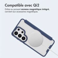 imoshion Bookcase transparente avec MagSafe Samsung Galaxy S26 Ultra - Bleu