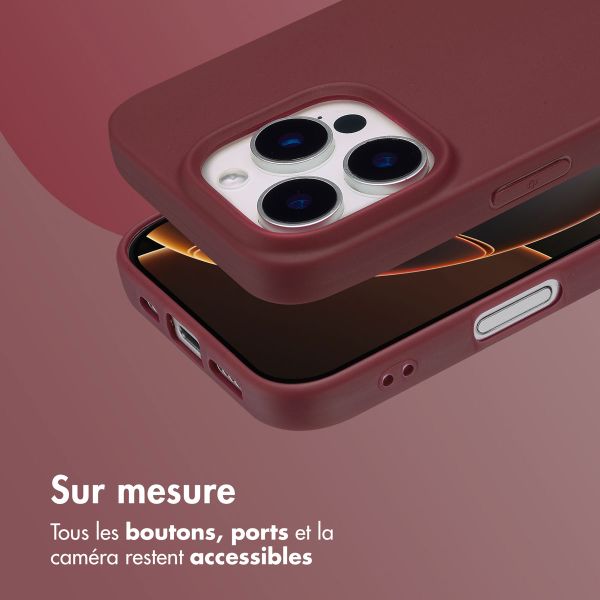 imoshion Coque Couleur Apple iPhone 16 Pro - Wine Red
