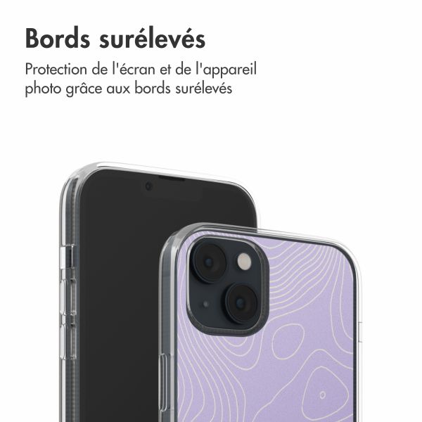 imoshion Coque Design iPhone 14 - Topo Lilac