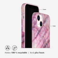 Selencia Aurora Coque Fashion iPhone 13 - ﻿Coque durable - 100 % recyclée - Ocean Shell Purple