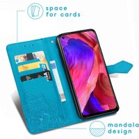 imoshion Etui de téléphone Mandala Oppo A74 (5G) / A54 (5G) - Turquoise