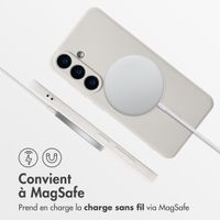 imoshion Coque Couleur avec MagSafe Samsung Galaxy S25 - Beige