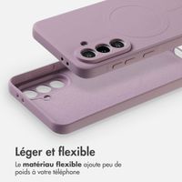 imoshion Coque Couleur avec MagSafe Samsung Galaxy A56 - Violet