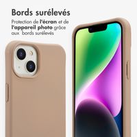 imoshion Coque arrière Color avec cordon amovible et MagSafe Apple iPhone 14 - Nude