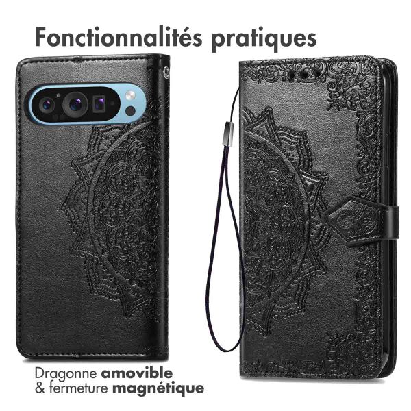 imoshion Etui de téléphone portefeuille Google Pixel 9 Pro XL - Noir