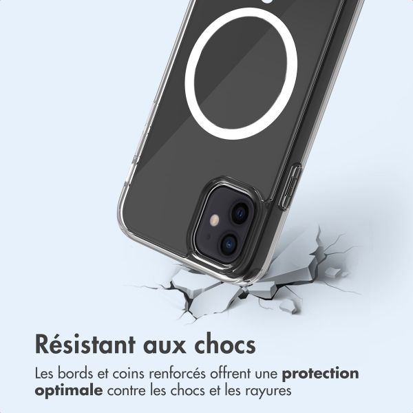 imoshion Coque arrière de protection avec MagSafe iPhone 12 (Pro) - Transparent