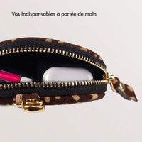 Selencia Nova Real Leather Mini Pouch - Fawn Chic
