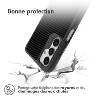 imoshion Coque Rugged Hybrid Carbon Samsung Galaxy A25 (5G) - Black / Carbon