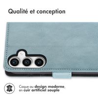 imoshion Étui de télephone portefeuille Samsung Galaxy S23 FE - Bleu clair