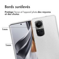 Accezz Coque Clear le Oppo Reno 10 / 10 Pro - Transparent