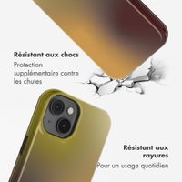Selencia Coque arrière Vivid avec MagSafe Apple iPhone 14 - Gradient Olive Dust