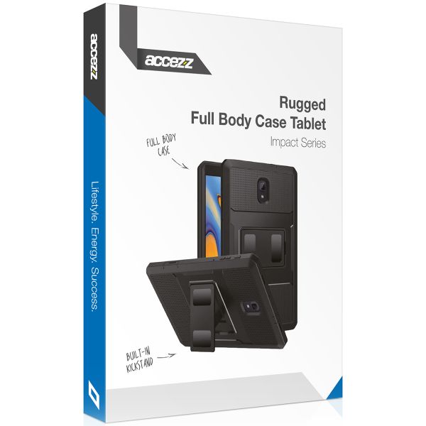 Accezz Coque Rugged Back Apple iPad 11 (2025) 11 pouces A16 / iPad 10 (2022) 10.9 pouces - Noir