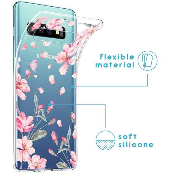 imoshion Coque Design Samsung Galaxy S10 - Blossom Watercolor