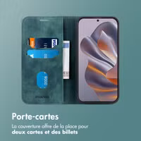 imoshion Étui de téléphone portefeuille Slim Motorola Thinkphone 25 / Edge 50 Neo / Edge 60 Neo - Vert