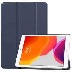 imoshion Coque tablette Trifold Apple iPad 9 (2021) 10.2 pouces / iPad 8 (2020) 10.2 pouces / iPad 7 (2019) 10.2 pouces - Bleu foncé