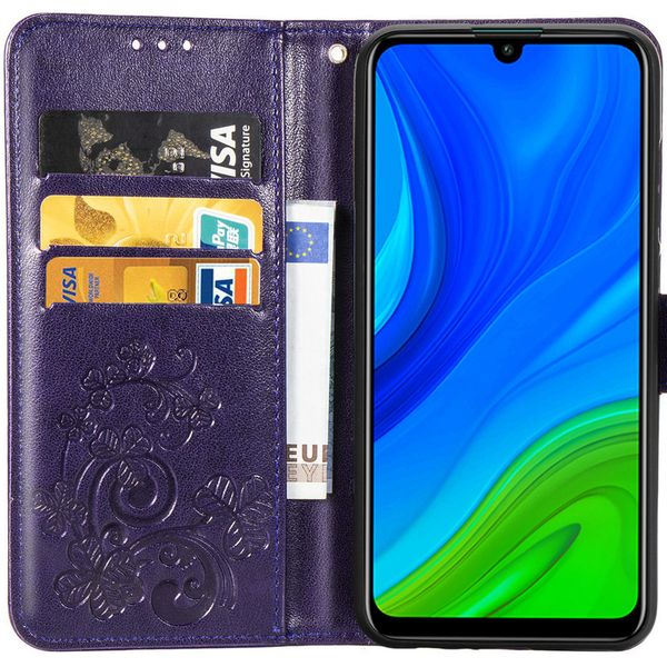 Etui de téléphone Fleurs de Trèfle Huawei P Smart (2020)