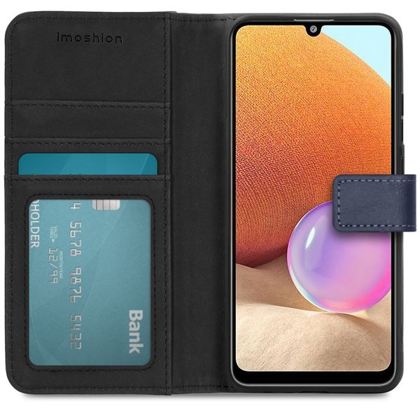 imoshion Étui de télephone portefeuille Samsung Galaxy A32 (4G) - Bleu foncé
