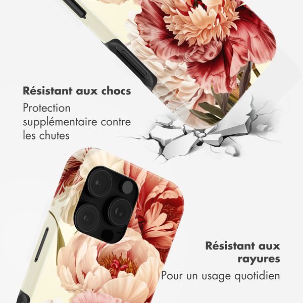 Selencia Coque arrière Vivid Apple iPhone 16 Pro - Vintage Peony