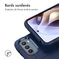 imoshion Coque Rugged Shield Motorola Moto G31 / G41 - Bleu foncé